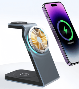 GK-MG18 2024 Spring New Arrival 3 in 1 iphone Qi2 Wireless Charging Station 2