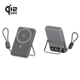 P13 10000mah Semi-solid-state Magnetic Power Bank with Kickstand 1