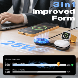 MG15 3 in 1 PockGo Magnetic Wireless Charger Duo 3