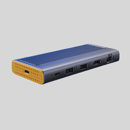 M203 6 in 1 USB-C Docking Station with M.2 NVMe&NGFF SSD Enclosure 3