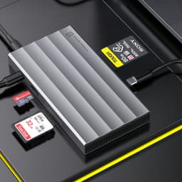 M205 5 in 1 High-Speed ​​Card Reader M.2 SSD Enclosure 4