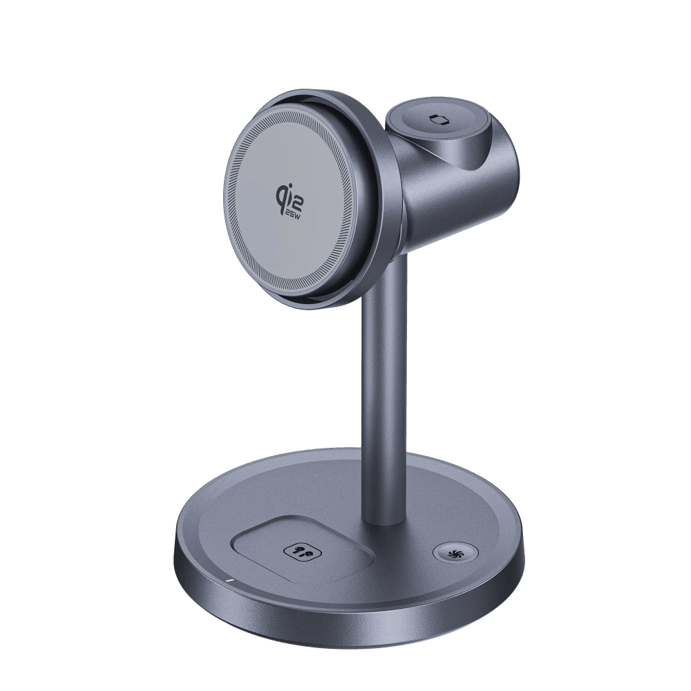 MG13 Qi2.2 25W Active Cooling Fan 3 in 1 Wireless Charger with Night Light