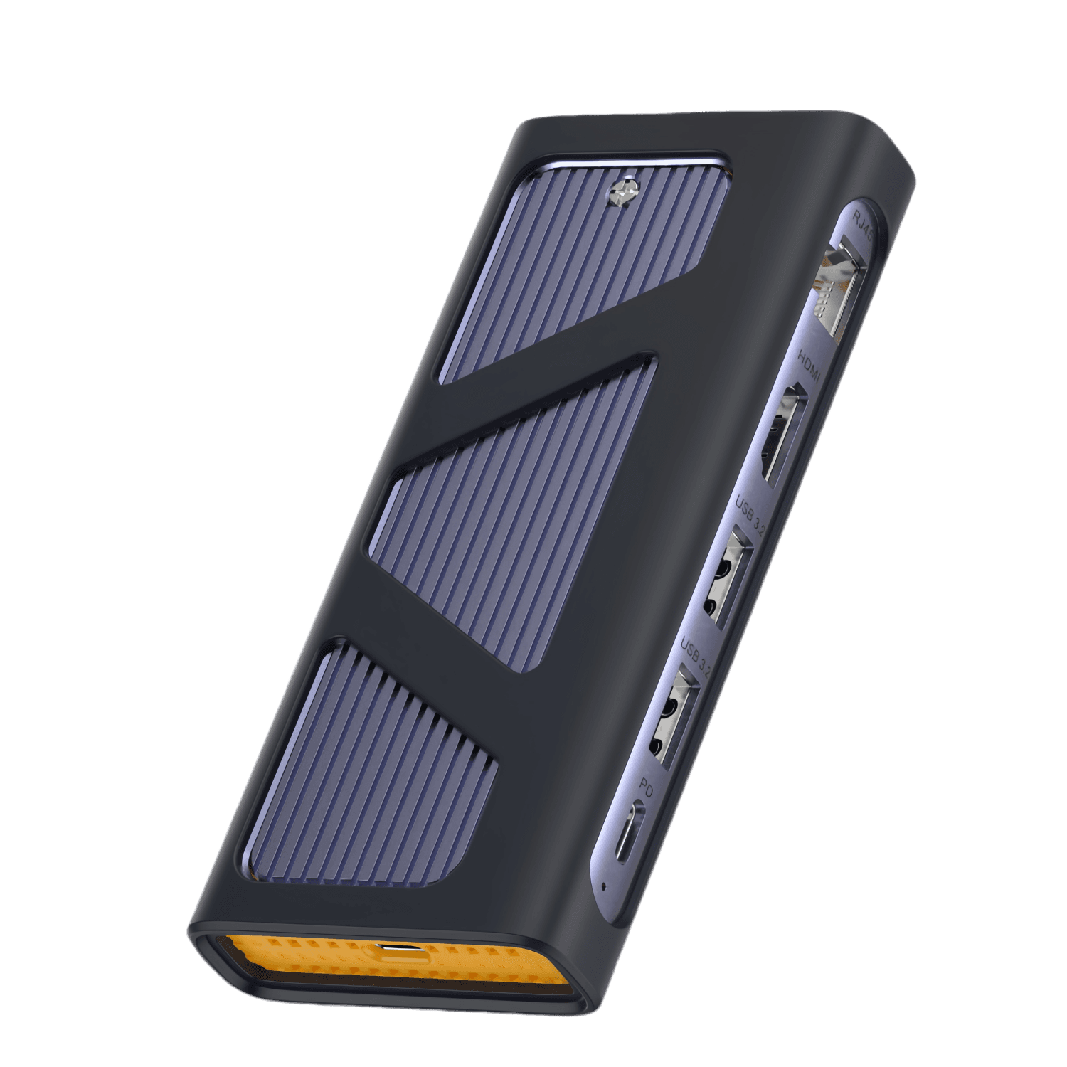 M203 6 in 1 USB-C Docking Station with M.2 NVMe&NGFF SSD Enclosure
