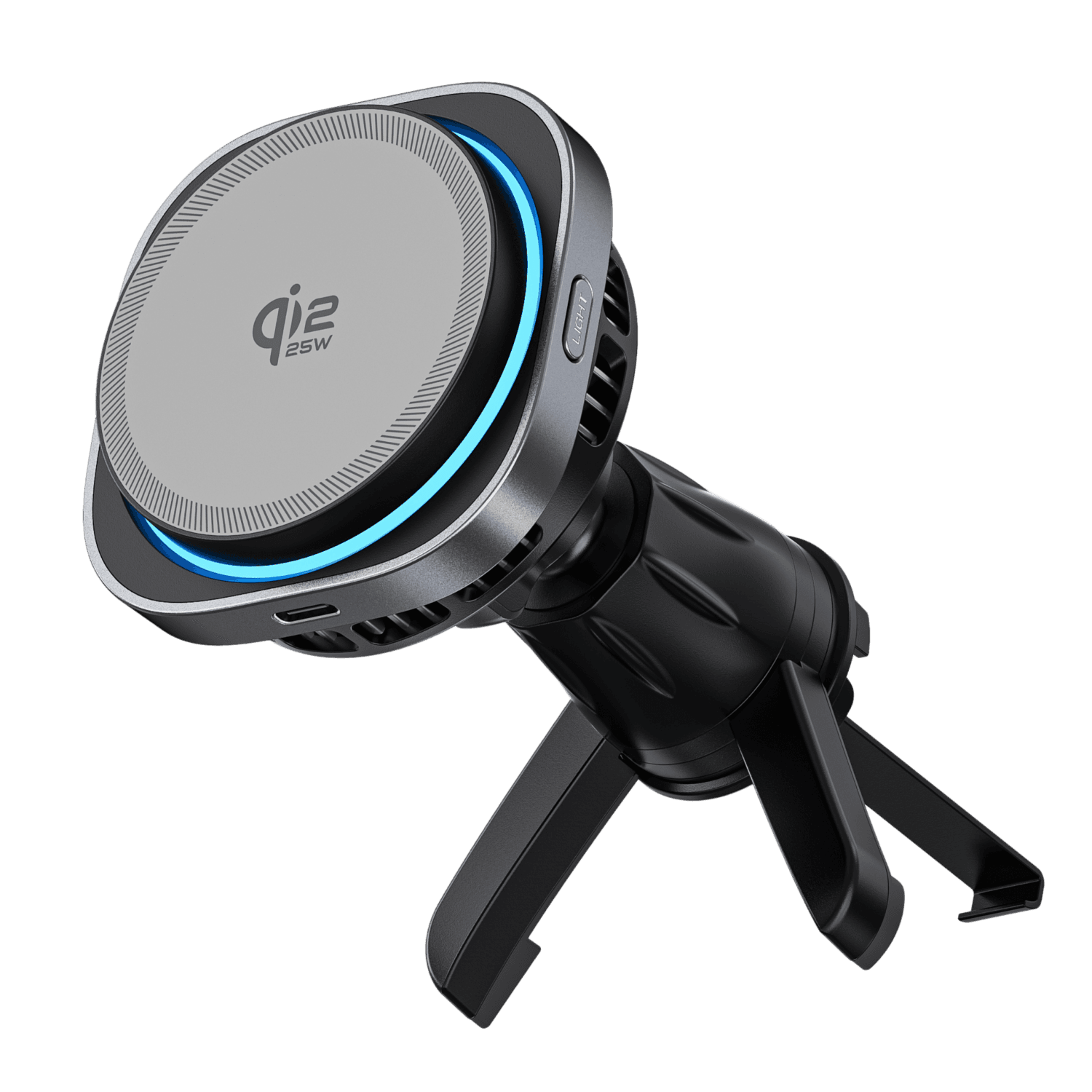 MC07C TEC Cooling Magnetic Wireless Car Charger with RGB Light