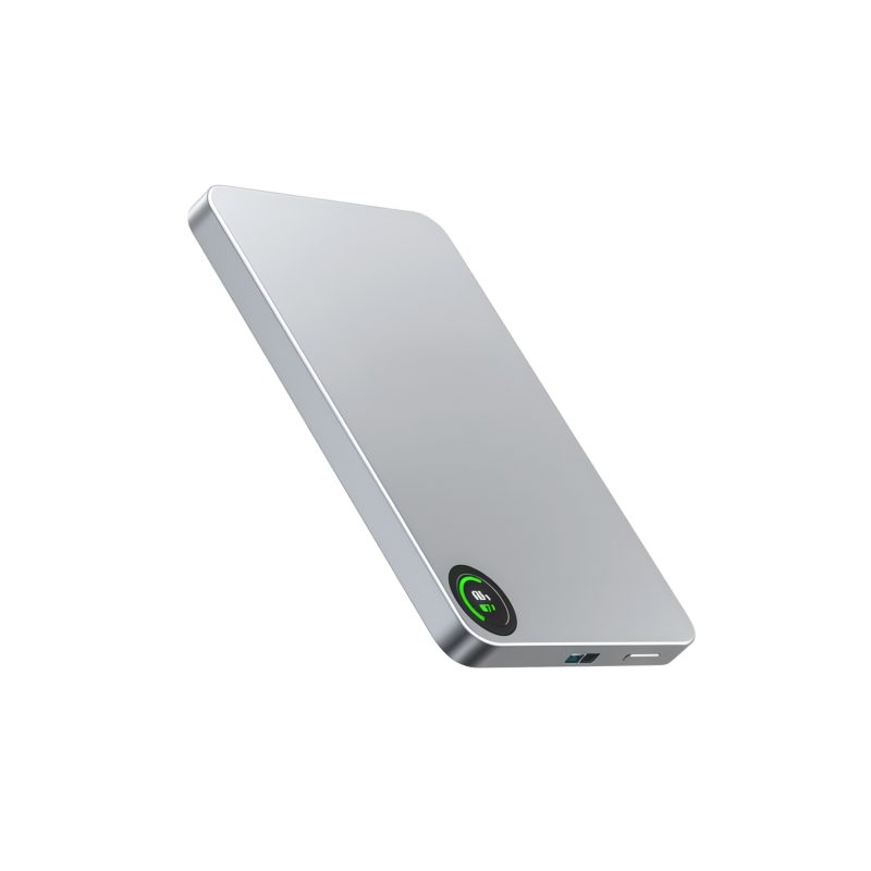 QPB01 Qi2 5000mah Semi solid state Battery Cell Magnetic Wireless Charger Power Bank for iphone17 Pro Max